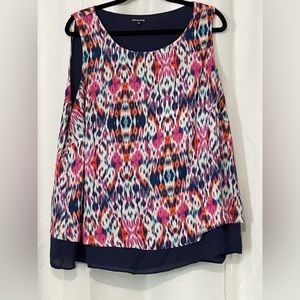 Alice Collection Sleeveless Blouse Size 2X